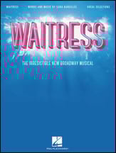 Waitress piano sheet music cover
